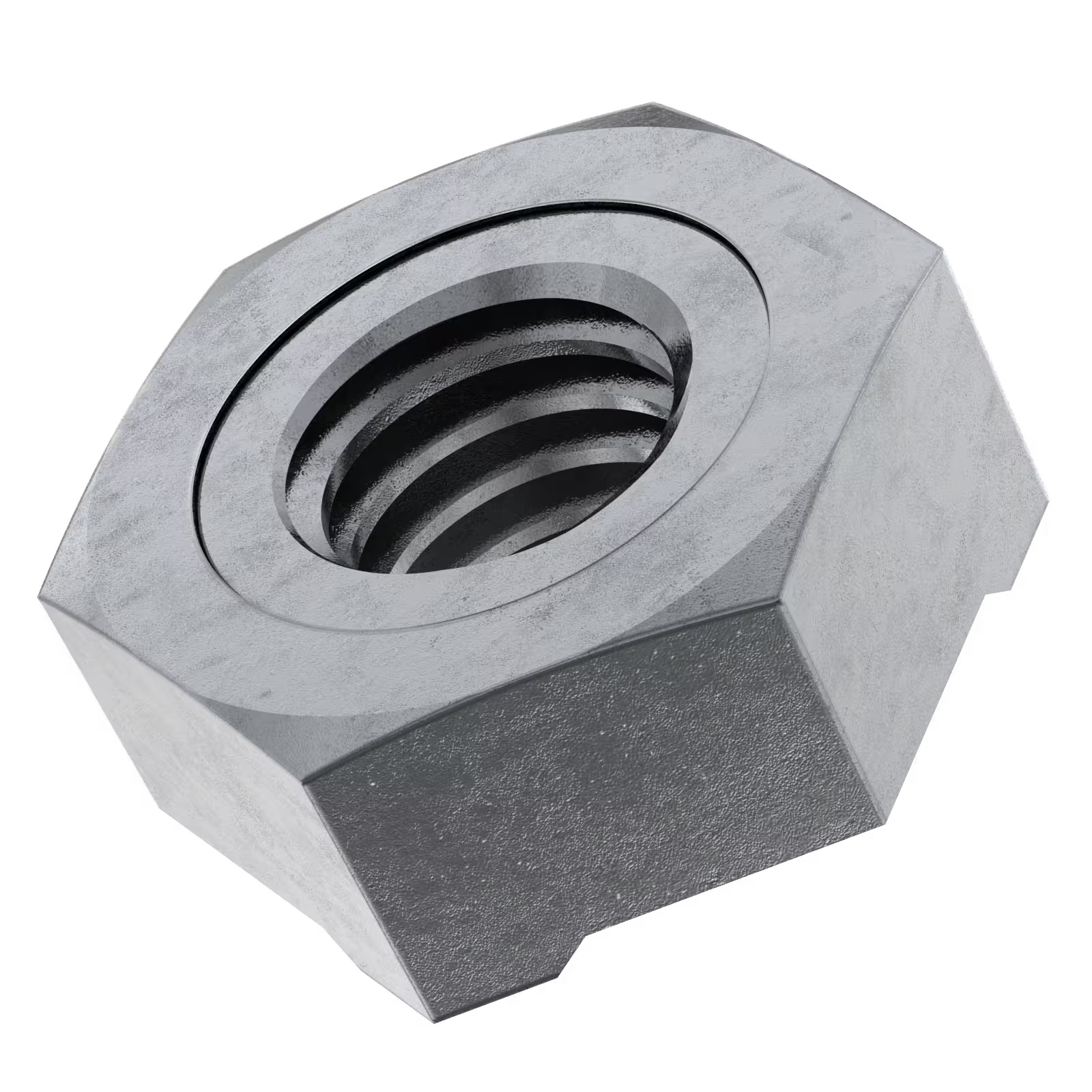 Picture of Brighton Best 416015 M16-2.00 Hex Weld Nut Din 929, 3 Projections, Plain Steel
